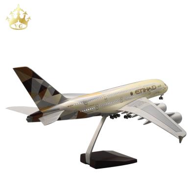 China China Large Rc Airplane Airbus A380 Attihard 1/160 Diecast Plane Led Model for sale