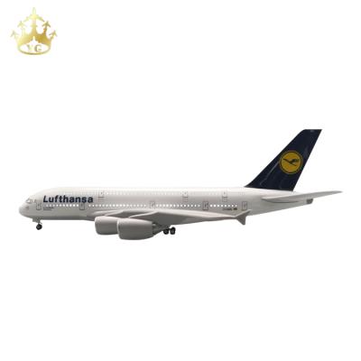 China China Resin Bureau Led Model Airplane Airbus A380 1/160 Lufthansa Flat Airlines Airbus A380 for sale