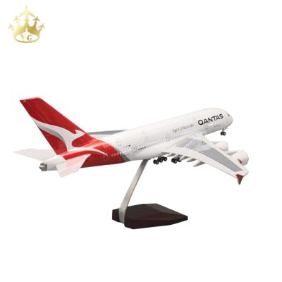 China Large Model Plane Airbus A380 Australia from China LED Resin 1/160 Air Plane Model for sale