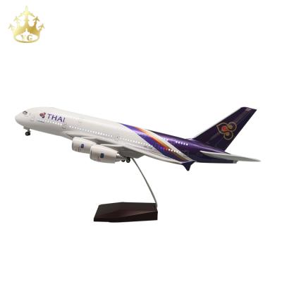 China Plastic China Model Of Plane Airplane Airbus A380 Thai Airlines 1/160 Diecast Engine for sale