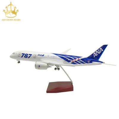 China China Toy Plane Model Large Resin Boeing 787 All Nippon Airways 1/130 Boeing Air Plane Model for sale