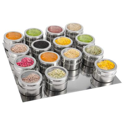 China Hot Selling 4pcs Kitchen Viable 6oz Spice Jars With Stickers for sale