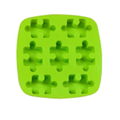 China Sustainable Heat Resistant Eco - Friendly Puzzle Silicon Baking Cake Molds For Baking Cake Decoration for sale