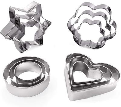 China Sustainable Christmas Gift 3D Stainless Steel Cookie Cutter Set, Star Cookie Cutter for sale