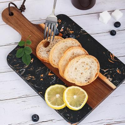 China Viable Accessories High Quality Natural Marble Acacia Wood Multifunctional Kitchen Chopper for sale