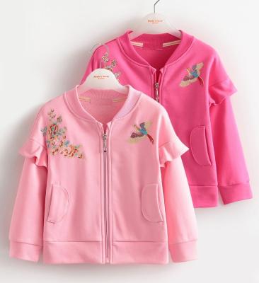 China OEM Polyester/Autumn/Spring Hot Selling Polyester Kids Little Girls Ditch Coats Wholesale Cotton And Baby Jackets for sale