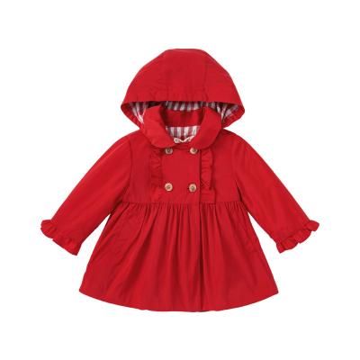 China Polyester Children Wear China European Style Girls Coat Kids Clothing for sale