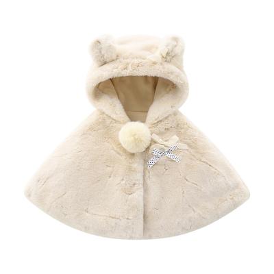 China Wholesale Winter Plush Kids Clothing FAUX FUR Kids Clothing Cute Cute Toddler Baby Winter Coat for sale