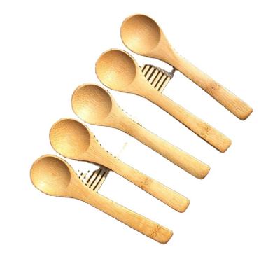 China Wooden Baby Wooden Deep Viable Honey Spoon Bamboo Spoons Spoons 12.5cm-13cm for sale