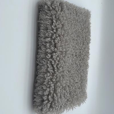 China Exquisite soft touch feeling wool 100%polyester plush faux fur fabric for winter coat for cushion for sale