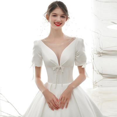 China Breathable Women's Breathable Wedding Dress 2021meraied Classic Luxury Wedding Dresses for sale