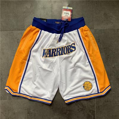 China Retro Breathable Polyester Mesh Embroidered Mens Basketball Shorts Quick Dry Mens Basketball Shorts Tank Top for sale