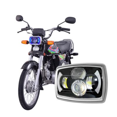 China DC12V YAYE CD70 CJ125 2 In 1 HD PC Lampshade IP67 High Brightness Motorcycle Headlight with DRL for sale