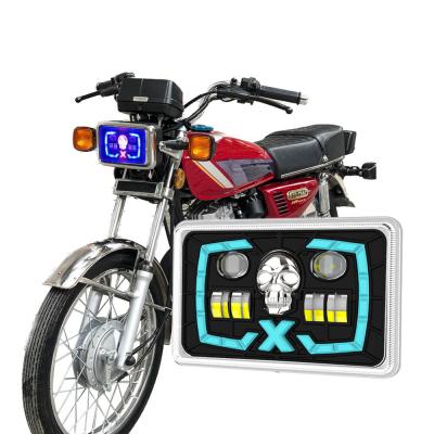 China CG125 Farol LED de motocicleta semi-montado com sinal de viragem e chip QTY de 18LED à venda