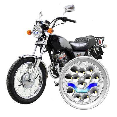 China CM125 Lâmpada de Água Azul DRL Moto LED Farol IP67 Farol de Motocicleta à venda