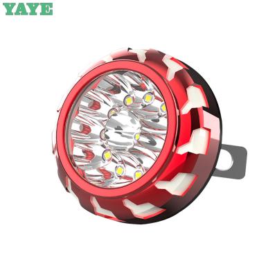 China Red 6500K External Spotlight Universal Moto Headlight Projector Lens for sale