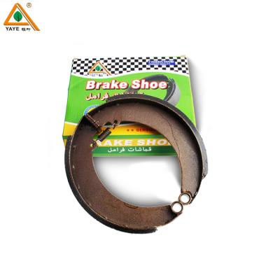 China High precision  motorbike tricycle  engine part YAYE  brake shoe for sale