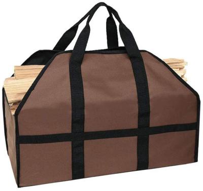 China 600D+210D Oxford Cloth Manufacturer Direct Hot Selling High Quality Wear-Resistant Firewood Waterproof Tote Bag for sale