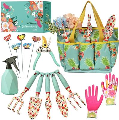 China New Arrival Garden Work 12pcs Garden Tool Kit For Heavy Duty Gardening Work As Nice Gift For Women for sale