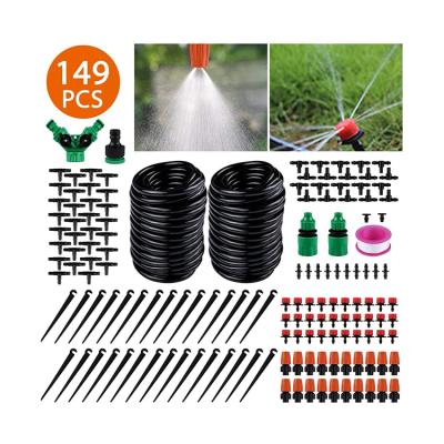 China Easy Installation Adjustable Automatic Micro Irrigation Kits for Garden Greenhouse Flower Bed Patio or Lawn (30M 149PCS) for sale