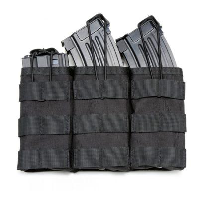 China Tactical Triple Stacker Mag Pouch M4 M16 AR-15 Open Top Tactical Pouch Type 23*15*3cm for sale