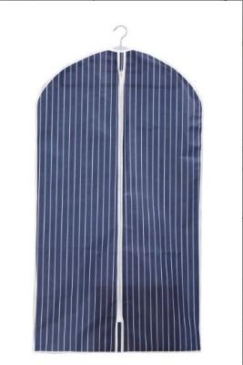 China Fashion Non Woven Fabric 100cm Suit Storage Covers Blue And White Stripe for sale