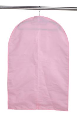 China Pink Space Saving Folding Clothing Suit Cover Bag 210D Polyester for sale