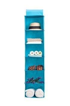 China Decorative 120cm Jacket / Suit / Sweater Organizer , Blue Hanging Closet Organizers for sale