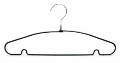 China Anti Slip 40cm Metal Clothes Hangers Space Saving Fashionable for sale