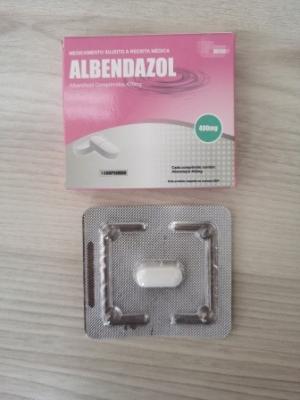 China Albendazole Tablets 200MG 400MG Anti - parasitic Medicine BP / USP for sale