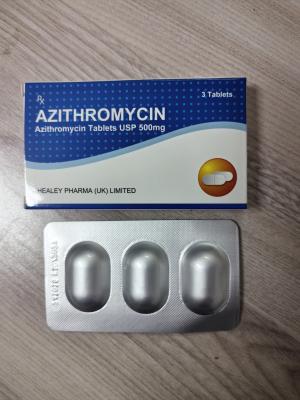 China Azithromycin Tablets 250MG 500MG Antibiotic Medicines BP / USP for sale