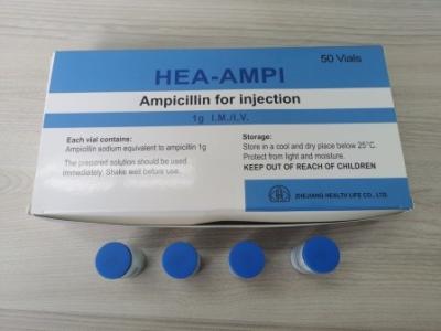 China Ampicillin Sodium Powder Injection 1.0g Antibiosis Drugs 3 Years Expiration Date for sale