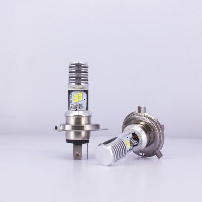 China Aluminum alloy H4/P15D/BA20D 12W8 3030 lamp beads Motorcycle Headlight Bulb 6500K High and low light motorcycle LED headlamp for sale