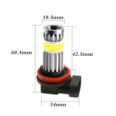 China Aluminum alloy 360 degree automobile fog lamp h8t20 1156 9005 9006 modified lamp automobile fog lamp for sale