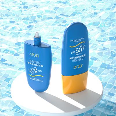 China Wholesale SPF 50+ PA+++ Sunscreen BOB Sunscreen Waterproof Natural Hydration Facial Protection For Beach for sale