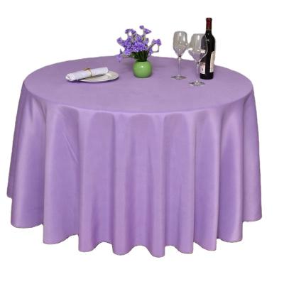 China Optional stripe color polyester tablecloth for party and wedding for sale