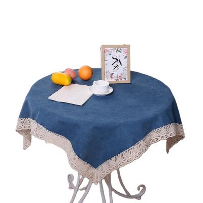 China Modern stripe cotton linen tablecloth quality cotton picnic party tablecloth pretty covers linen dining table cloth for decoration for sale