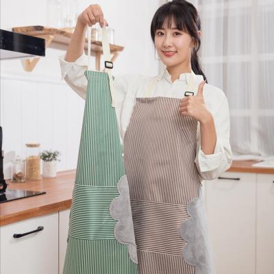 China Cleaning adjustable neck band, hand-wiping apron, fashion cooking oil-proof outer cover for sale