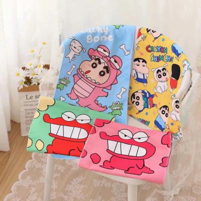 China Absorb Shin-Chan Kindergarten Small Towel Household Hot Children's Crayon Water Amazon Selling Handkerchief for sale