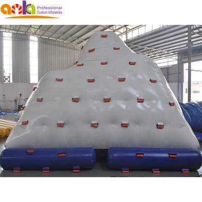 China Hot sale water floating inflatable iceberg lake pool/water entertainment/inflatable iceberg lake toys/inflatable climbing iceberg for sale