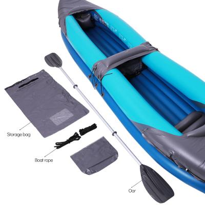 China Outdoor Thickened Inflatable Boat Warter Sports Factory Hot Selling Leisure Fishing Boat Boat Inflatable Double Kayak for sale