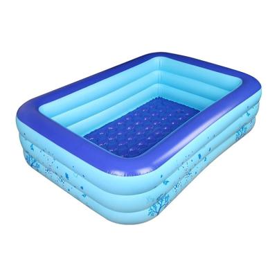 China 1-3 People Hot Selling Inflatable House Swimming Pool Thick Wear Resistant Outdoor Swimming Pool for sale