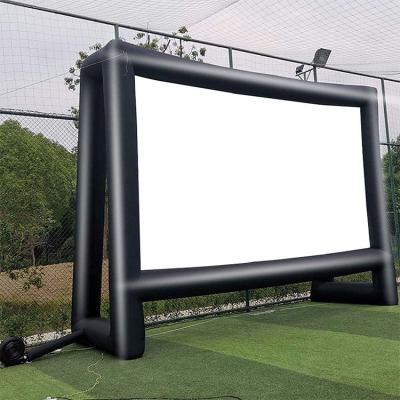 China Outdoor Giant Inflatable Cinema 20 Feet Outdoor Inflatable Movie Theater Projection For Sale for sale