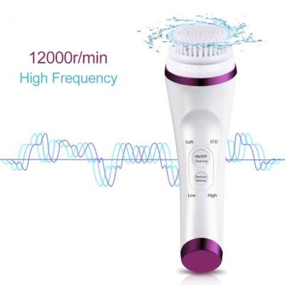 China Acne Treatment Facial Brush Facial Cleansing Spinning Brush 7 Exfoliating Brush Heads For Gentle Exfoliation Deep Scrubbing Removal for sale