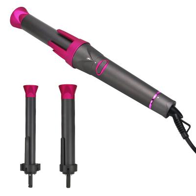 China SiBeauty Ceramic 3 Interchangeable Magic Wands 3 in 1 Ceramic Hair Magic Wand Automatic Rotating Curling Hair Curler for Women Wave Hair Styling for sale