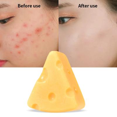 China Customized Shrink Soft Cleansing Soothing Face Soap Logo Balancing Water And Oil Pore Skin Wash Base Cleansing Soap for sale