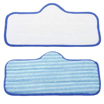 China Viable Washable Blue Microfiber Mop Pad Replacement For Dupray Neat Steam Mop Cleaner Pad for sale