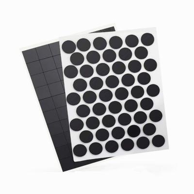 China Flexible Magnet Dots Rubber Magnets flexible magnetic with strong self-adhesive for sale