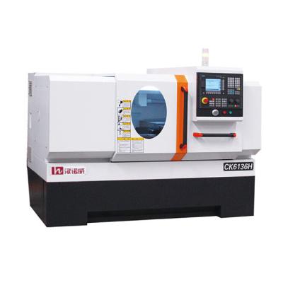 China Construction Material Stores CK6136H/CK6140H/CK6150H Horizontal CNC Lathe Machine Price for sale