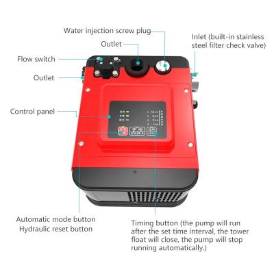 China Developing World Water Solutions Intelligent self-priming pump 220v60hz128w flow and pressure dual control household Booster pump high lift and large flow for sale